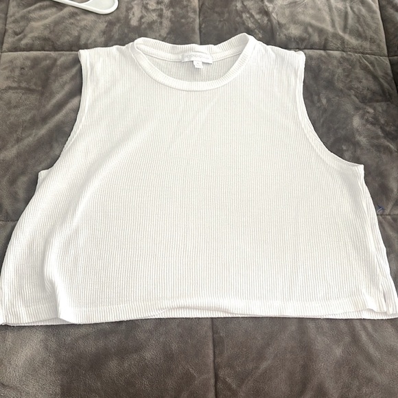 Beyond Yoga Thermal Night In Cropped Tank Top White Size XS - Picture 1 of 8